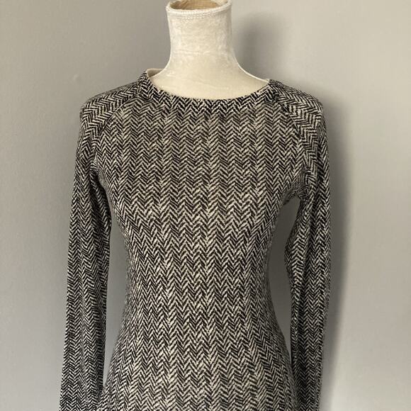 Antonio Melani Women's Cashmere Pullover Sweater Herringbone Fitted Small - XS - Picture 2 of 14